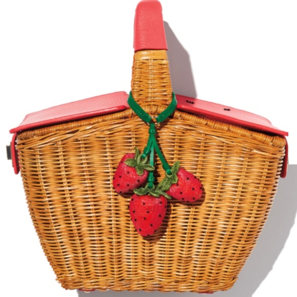 Kate spade collector’s picnic 3D wicker basket bag - Picture 1 of 7